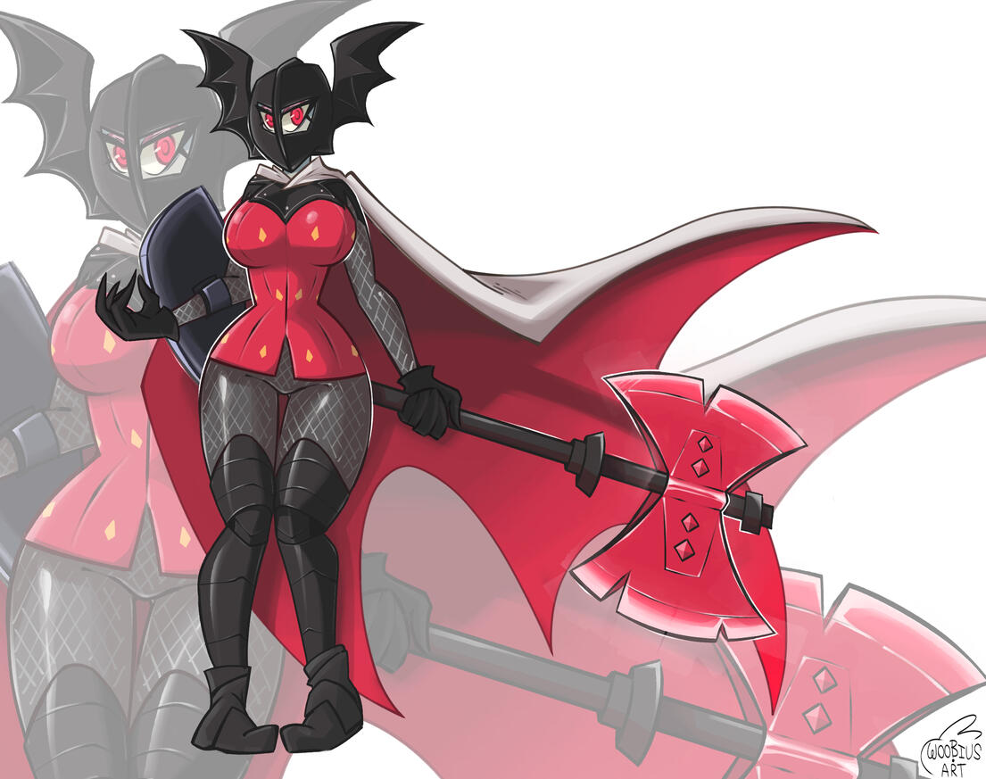 Basil The Batlord from Lego gender swapped